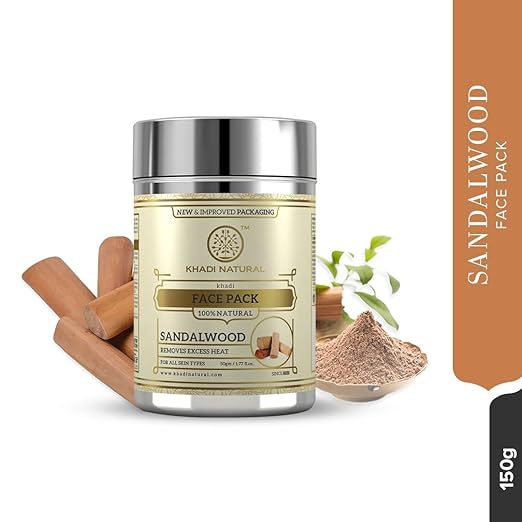KHADI NATURAL Sandalwood Herbal Face Pack - Image 5
