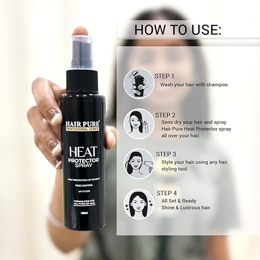 Hair Pure Heat Protector Spray - Image 5
