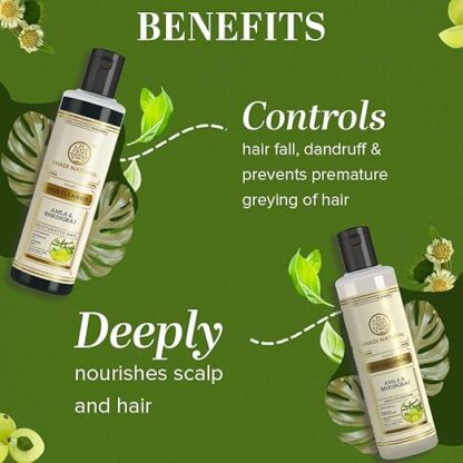 Khadi Natural Amla & Bhringraj Hair Shampoo - Image 2