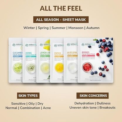 Mirabelle Fairness Face Mask Sheets For Glowing Skin - Image 4