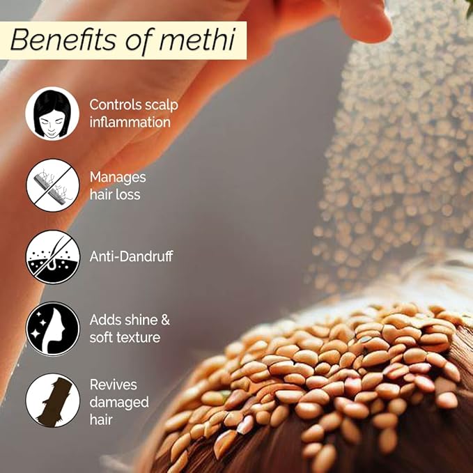 PYOURA Methi Hair Serum Mist 50ml | Anti-Frizz - Image 4