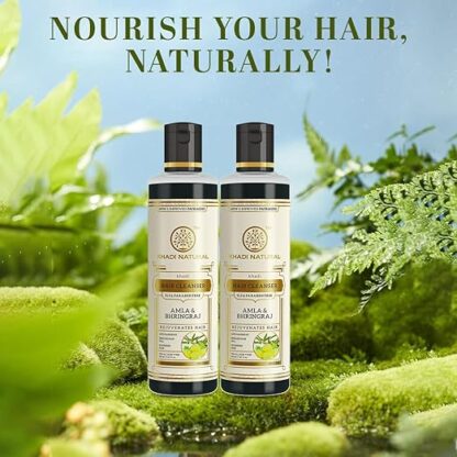 Khadi Natural Amla & Bhringraj Hair Shampoo - Image 5