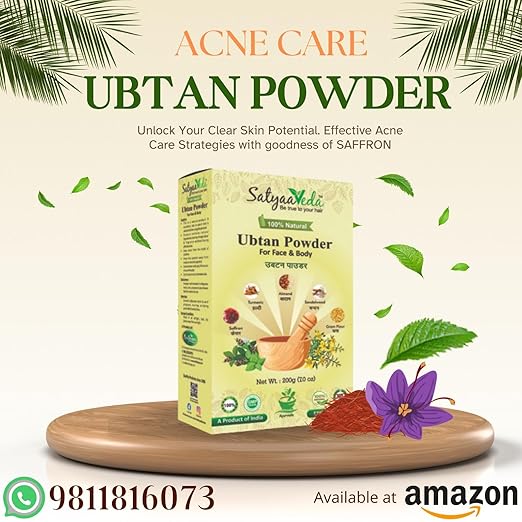 SatyaaVeda Ubtan Ayurvedic Face Pack Powder - Image 4