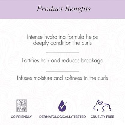 Curl up Intense Hydrating Hair Mask - Deep Conditioner For Curly Hair - Image 4