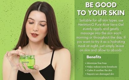HerbtoniQ Aloe Vera Gel with Neem - Image 2