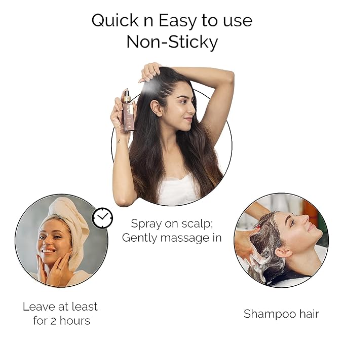 PYOURA Methi Hair Serum Mist 50ml | Anti-Frizz - Image 5