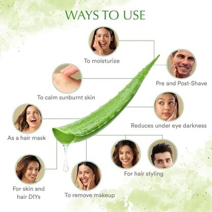 WOW Skin Science Aloe Vera Multipurpose Beauty Gel - Image 5