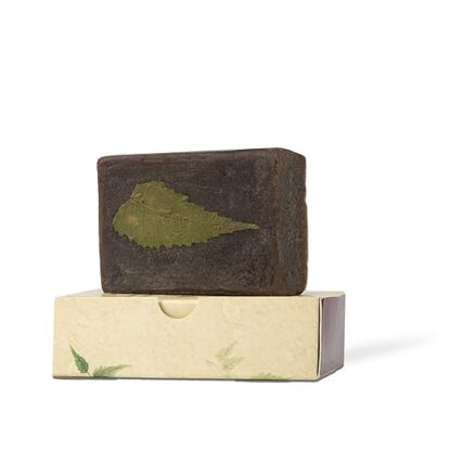 Urvija Essential Oil Based Handmade Neem and Basil Cleanser Soap - Image 3