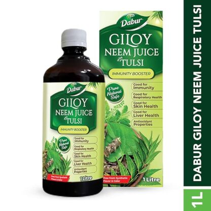 Dabur Giloy Neem Tulsi Juice - Image 2