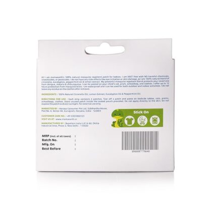 Mamaearth Natural Repellent Mosquito Patches For Babies - Image 3