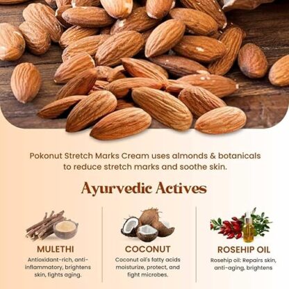 POKONUT - nurture with love Ayurvedic Stretch Mark Cream - Image 4