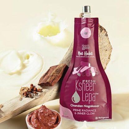 Nat Habit Fresh Chandan Nagakesar Ksheer Lepa Face Mask - Image 2