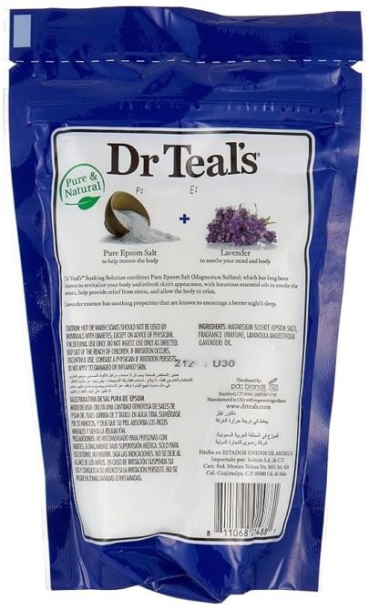 Dr Teal's Pure Epsom Bath Salt Soak - Image 3