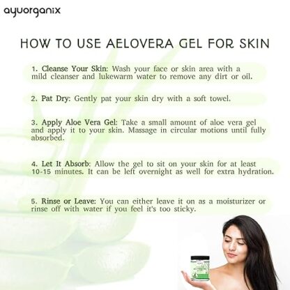 AYUORGANIX Aloe Vera Gel - Image 3