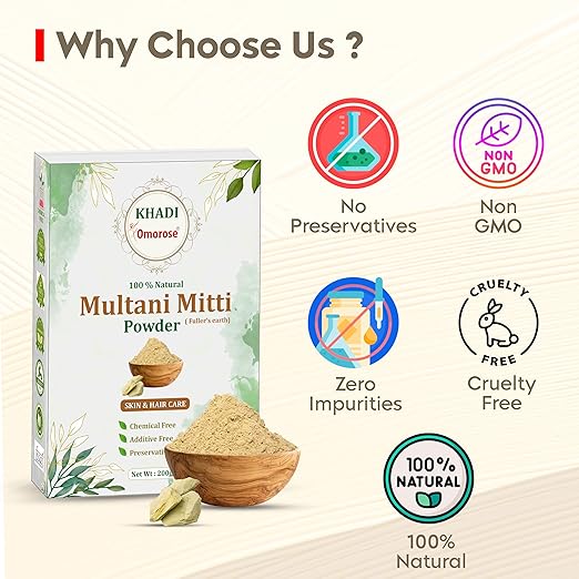 Khadi Omorose Multani Mitti Powder - Image 4
