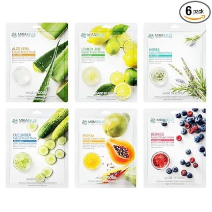 Mirabelle Fairness Face Mask Sheets For Glowing Skin