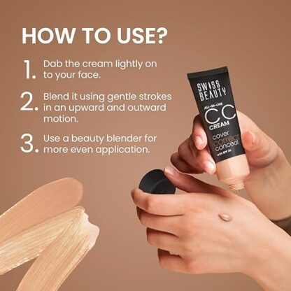 Swiss Beauty All-In-One Lightweight CC Cream with SPF - Image 5