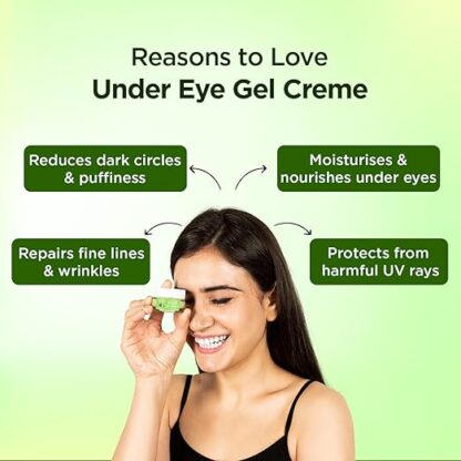 Bella Vita Organic EyeLift Hydrating Natural Under Eye Cream Gel - Image 3