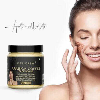 Desicrew Arabica Coffee Face Scrub With Coffee