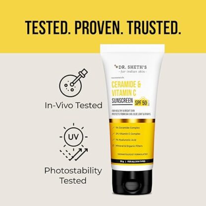 Dr. Sheth's Ceramide & Vitamin C Sunscreen - Image 4