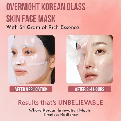 WILDGLOW Korean Glass Skin Bio-Collagen Overnight Face Mask - Image 2