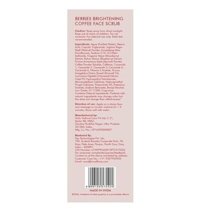 Mcaffeine Berries Brightening Coffee Face Scrub For Glowing Skin - Image 4