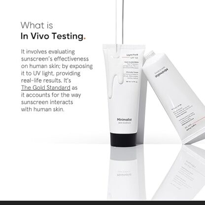 Minimalist Light Fluid Sunscreen SPF 50 for Oily Skin - Image 3