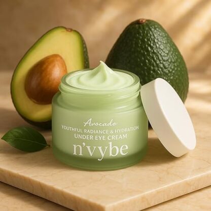 n'vybe Avocado Under Eye Cream for Women & Men - Image 3