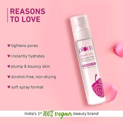Plum Bulgarian Valley Rose Water Face Toner - Image 2