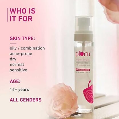 Plum Bulgarian Valley Rose Water Face Toner - Image 3