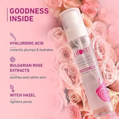 Plum Bulgarian Valley Rose Water Face Toner - Image 4