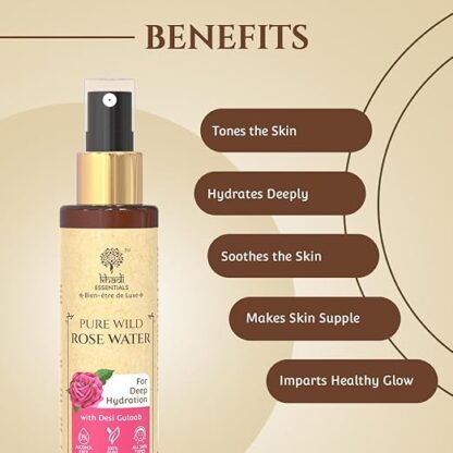 Khadi Essentials Luxurious Ayurvedic Pure Rose Face - Image 2