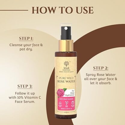 Khadi Essentials Luxurious Ayurvedic Pure Rose Face - Image 4